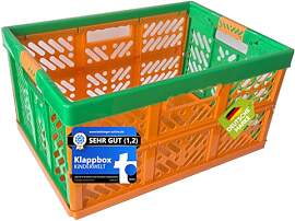 KiNDERWELT Robuste Profi - Klappbox 45 L bis 50 kg 