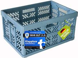 KiNDERWELT Robuste Profi - Klappbox 45 L bis 50 kg 