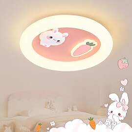 Kinderzimmer Lampe Decke, Hase Karotte LED Kinder