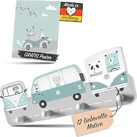Kindsblick® Wild Cars Kindergarderobe in