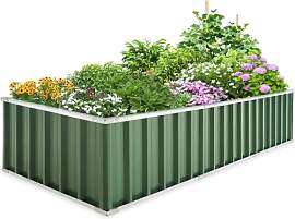 KING BIRD Hochbeet Metall 258x90x46cm,