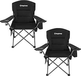 KingCamp Campingstuhl faltbar bequem gepolstert