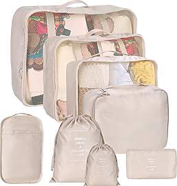 Kingdalux Packwürfel für Koffer, Reisegepäck,