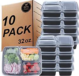 KINGHON 3-Fach Meal PREP Container - Bento Lunch