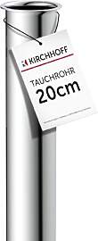 KIRCHHOFF Tauchrohr für Siphon 20cm Chrom, Rohr