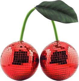 Kirsche Disco Ball Dekor,Kirsch Discokugel