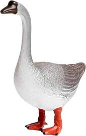 Kisangel Lebensechte Gans Statue 4 Zoll