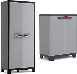 KIS Aufbewahrungsschrank Titan Multispace XL grau