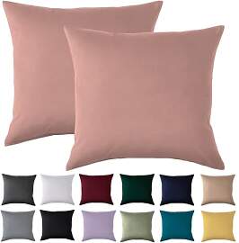 Kissenbezug 40x40 2er Set - Kopfkissenbezug 40 x