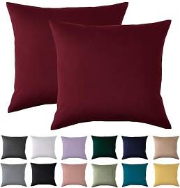 Kissenbezug 40x40 2er Set - Kopfkissenbezug 40 x