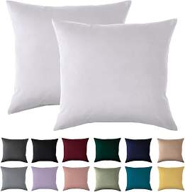 Kissenbezug 40x40 2er Set - Kopfkissenbezug 40 x