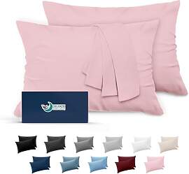 Kissenbezug 50x75 Rosa 2er Set Mikrofaser Oeko-TEX 