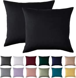 Kissenbezug 80x80 2er Set - Kopfkissenbezug 80 x