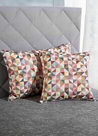Kissenbezug in Jacquard-Qualität, Bunt, Größe