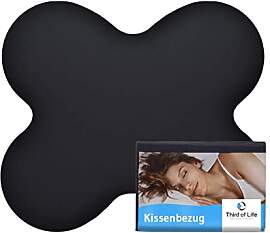 Kissenbezug Schwarz Einzelpack, Perfekt für