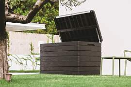 Kissenbox Dolomiti Anthrazit Kunststoff
