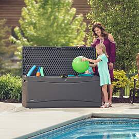 Kissenbox LIFETIME "Gartenbox XXL", grau 