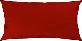 Kissenhülle Xenia Uni Rot ca. 40x80cm