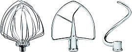 KitchenAid 5KSM7BL3PSS Edelstahlrührer Set