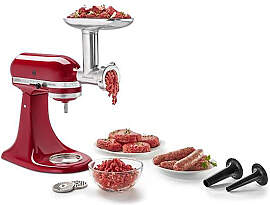 KitchenAid 5KSMMGA Ganzmetall Fleischwolf für