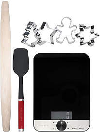 KitchenAid KX403BX Backset Küchenwaage Teigroller 