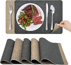 KitchenBoss Platzsets Abwaschbar Tischsets