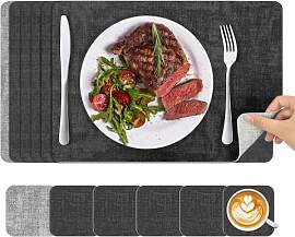 KitchenBoss Tischsets Abwaschbar Platzset: 6er Set 