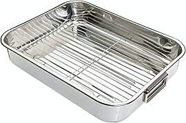 KitchenCraft Bratblech mit Gestell,