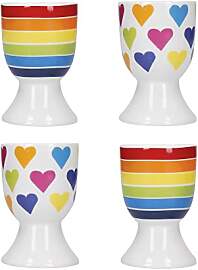 KitchenCraft Eierbecher-Set, Porzellan