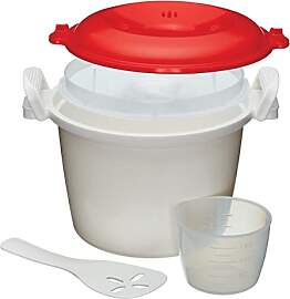 KitchenCraft Reiskocher - Mikrowellen-Dampfgarer,
