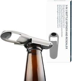 KITCHENDAO 3 in 1 Bierflaschenöffner und