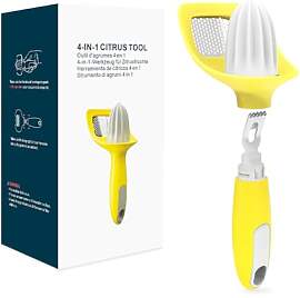 Kitchendao 3-in-1 Zitruspresse, Zitronenpresse und 