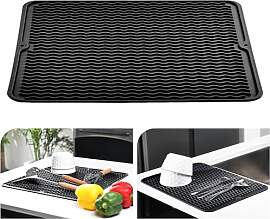 KitchenRaku Abtropfmatte 40x60cm , Geschirr aus