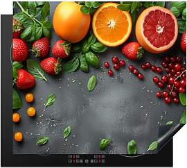 KitchenYeah© Herdabdeckplatte 59x52 cm Induktion