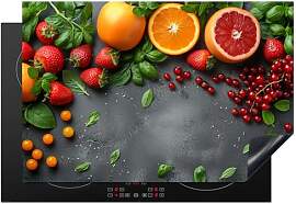 KitchenYeah© Herdabdeckplatte 78x52 cm Induktion