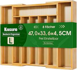 Kitsure Besteckkasten für Schubladen - Schubladen 