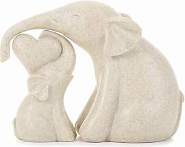 Kityemo 2er Set Keramik Elefanten Deko Figuren -