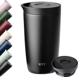 KIVY Thermobecher 350ml [6h Heiß & 24h Kalt]
