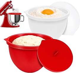 Kkluno Silikon Rührschüssel Set für KitchenAid, 