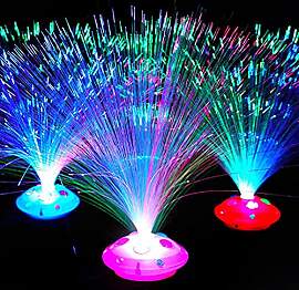 KKPLZZ Bunte LED-Faseroptik-Lichter,