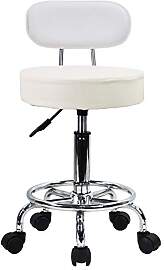 KKTONER Rollhocker Drehstuhl Bürostuhl,