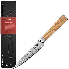 KLAMER Damast Allzweckmesser 12,7 cm – scharfes