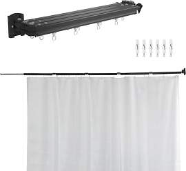 Klappbar Duschvorhangstange mit Wasserdicht