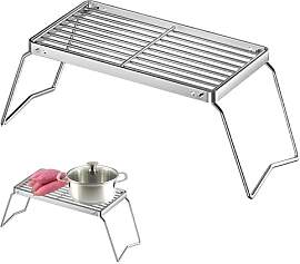 Klappbarer Grillrost 30 x 16 cm Campinggrillrost,