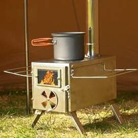 Klappbarer Holzofen, tragbar und leicht aus