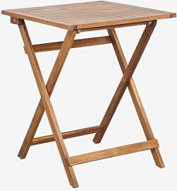 Klappbarer Quadratischer Gartentisch 60x60 Cm Aus