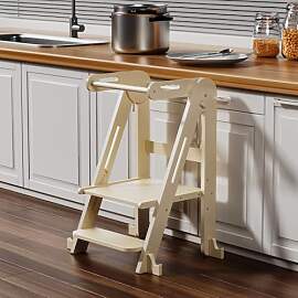 Klappbarer Toddler Tower Tritthocker,