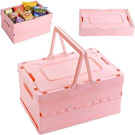Klappbox mit Deckel, 30×21×16.5cm Faltbar