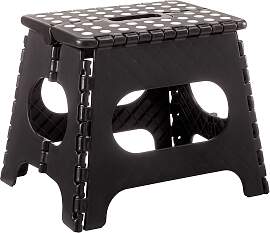 Klapphocker Kurt in Schwarz