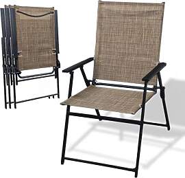 Klappstühle 4er-Set Balkonstühle Gartenstuhl